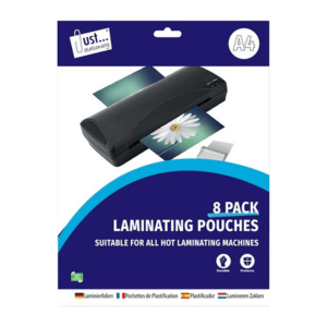 A4 Laminating Pouches by Just Stationery