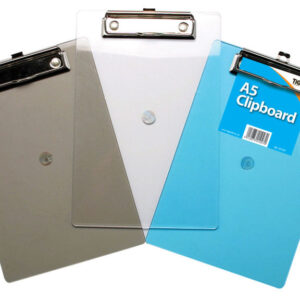A5 Assorted Molded PS Clipboard