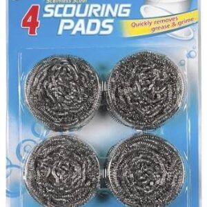 DUZZIT 4 Stainless Steel Scrubbing Pads