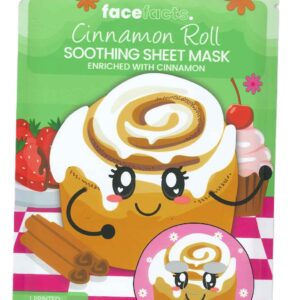 Face Facts Printed Sheet Masks - Banana Bread & Cinnamon Roll Scent, 20ml