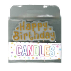 GOLD BIRTHDAY CANDLE