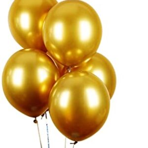 GSD Gold Metallic Balloons Pack of 12
