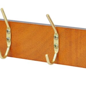 Headbourne Pine Wall-Mounted Wooden Coat Rack with 4 Hooks