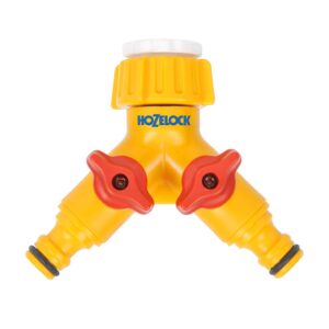 HOZELOCK TWIN CONTROL VALVE FAUCET CONNECTOR