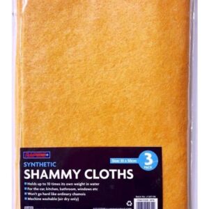 RAPIDE SYNTHETIC CHAMOIS CLOTHS - PACK OF 3