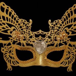 ROSE GOLD MASQUERADE MASK