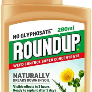 Roundup Naturals Glyphosate-Free Weed Killer Concentrate, 280ml