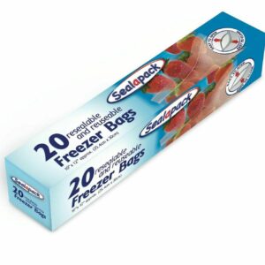 SEALAPACK 20-Pack Freezer Bags, 254 x 300 mm
