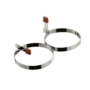 Set of 2 Egg Rings for Cooking and Eating