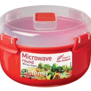 Sistema 915ml Round Microwave Container