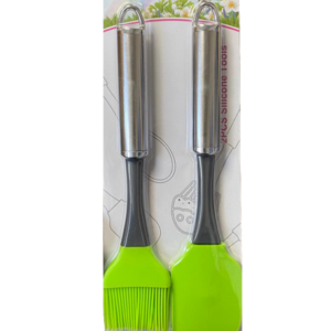 **Spatula**: Made with a silicone head that is heat-resistant and gentle on cookware, ideal for mixing, folding, and scraping ingredients in bowls or pans