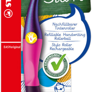 STABILO EASYORIGINAL HOLOGRAPHIC PEN FOR LEFT-HANDERS - MAGENTA WITH BLUE INK