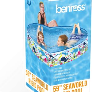 SUNCLUB 59-INCH SWIMMING POOL WITH RIGID SIDES AND SEAWORLD DESIGN