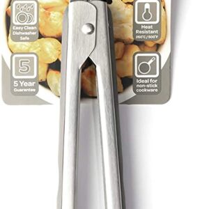 Taylors Eye Witness Grey Silicone Stainless Steel Tongs