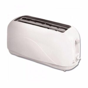 The Fine Elements 4 Slice Bread Toaster, model 0077, is a kitchen appliance designed for toasting up to four slices of bread simultaneously. With a power output of 1300 watts,...