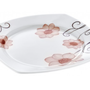 The Melamine Square Services Dinner Plate, with a size of 18 cm, is available in assorted designs under the model number ALBDKR218. These plates are typically made from...