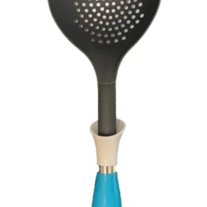 The "Plastic Kitchen Draining Sieve Spoon 33 cm Assorted Colours 6842" is a kitchen utensil designed for draining and sieving tasks. With a length of 33 cm, it is suitable for...