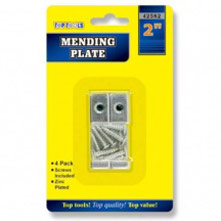 Top Tools Mending Plates are designed for joining and reinforcing wood connections. These particular mending plates are 2 inches in size and come in a pack of four pieces. They...