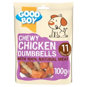 Good Boy Chicken Chewy Dumbbells 100g