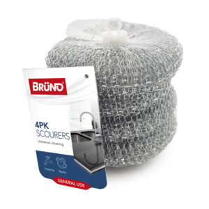 Scourers 4pk Round Silver Net