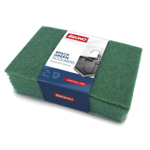 Scourers 8pk Green Flat