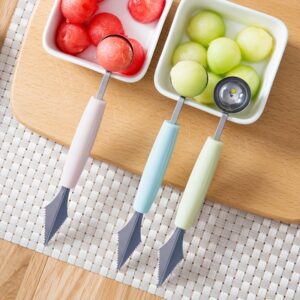 1pc, Stainless Steel Fruit Ball Digger, Reusable Watermelon Spoon, Creative Melon Baller Scoop, Watermelon Ball Scoop, Watermelon Scoop, Kitchen Stuff, Kitchen Gadgets, Kitchen Supplies