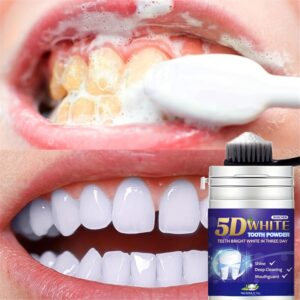 Teeth Whitening Powder, Tooth Cleaning Powder, Fresh Mint Flavor, Effective Shine And Deep Cleaning Toothpowder