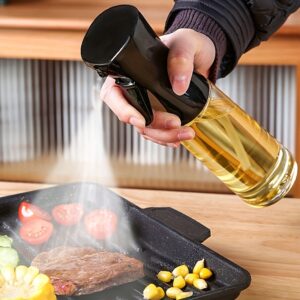 1pc 200ml 500ml Oil Spray Bottle Kitchen Cooking Olive Oil Dispenser Camping Barbecue Roasting Vinegar Sauce Oil Sprayer Edible Oil Jar Kitchen Accessories