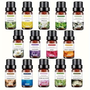 1pc 10ml Essential Oils, Fragrance Essential Oil For Diffuser, Humidifier, Candle Making, Soap Scents, Ideal For Home, Hotel, Restaurant