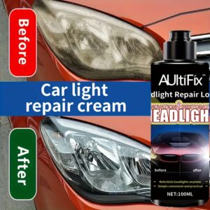 Car Headlight Repair Cream Anti Oxidation Brightening Scratch Repair For Car Light Maintenance For Car Care