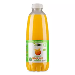 100% Pure Pressed Orange Juice with Bits