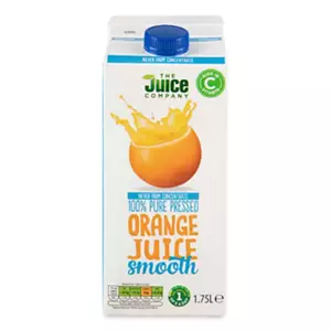 100% Pure Pressed Smooth Orange Juice