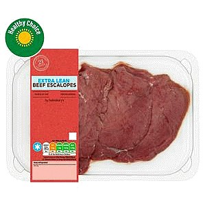 21 Day Matured Extra Lean British or Irish Beef Escalope (300g)