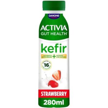 Activia Kefir Strawberry Gut Health Yoghurt Drink (280g)