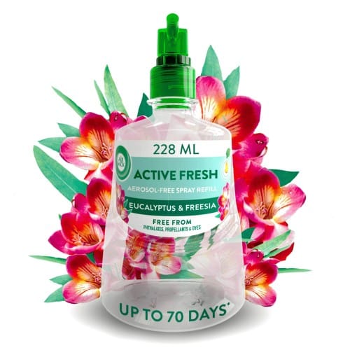 Air Wick Active Fresh Aerosol-Free Automatic Spray Refill Eucalyptus & Freesia (228ml)