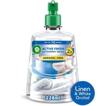 Air Wick Fresh Linen & White Orchid 24 7 Active Fresh Autospray Refill (228ml)