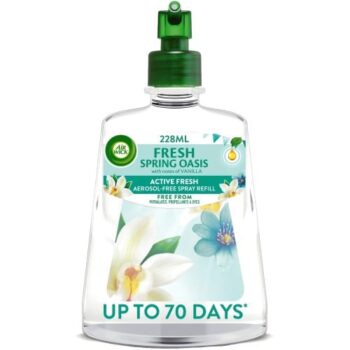 Air Wick Fresh Spring Oasis Vanilla Active Fresh Aerosol Free Refill
