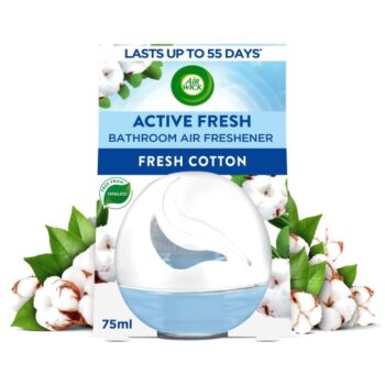 Air Wick Wick Fresh Cotton Active Fresh Bathroom Air Freshener (75ml)