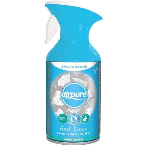 AirPure & Fresh Air Freshener Spray Fresh Linen (250ml)