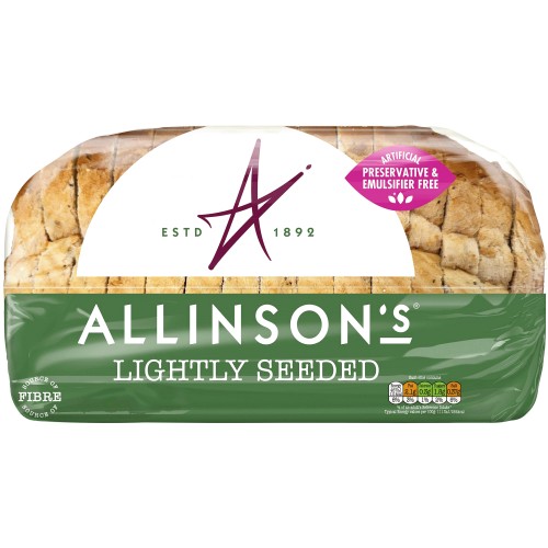 Allinson's Lightly Seeded Sliced Bread (750g)