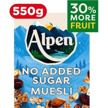 Alpen No Added Sugar Swiss Style Muesli (550g)