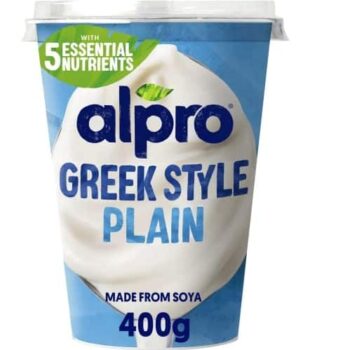 Alpro Dairy Free Greek Style Plain Yoghurt Alternative (400g)