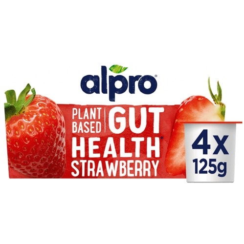 Alpro Strawberry Yogurt (4 x 125g)