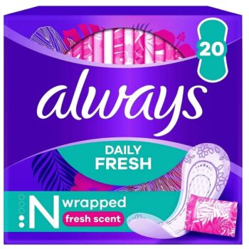Always Dailies Singles Normal Fresh Panty Liners (20)