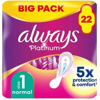 Always Platinum Normal Size1 22 Pads 22Each