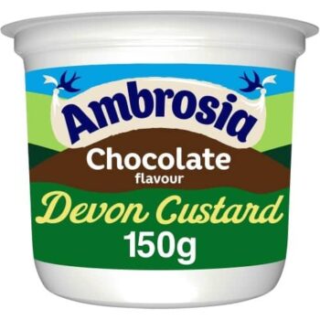 Ambrosia Chocolate Flavour Devon Custard Pot (150g)