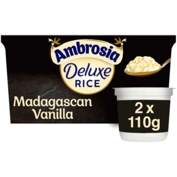 Ambrosia Deluxe Rice Madagascan Vanilla Pot (2 x 110g)