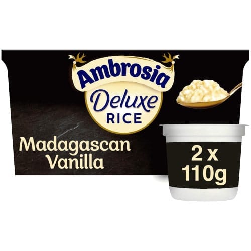 Ambrosia Deluxe Rice Madagascan Vanilla Pot (2 x 110g)