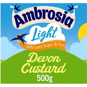 Ambrosia Light 30% Less Sugar & Fat Devon Custard (500g)
