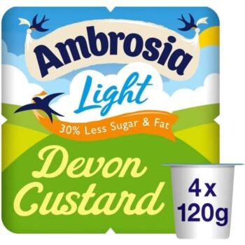 Ambrosia Light Devon Custard Dessert Pots (4 x 120g)